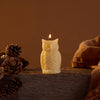 Owl Shaped Beeswax Candle