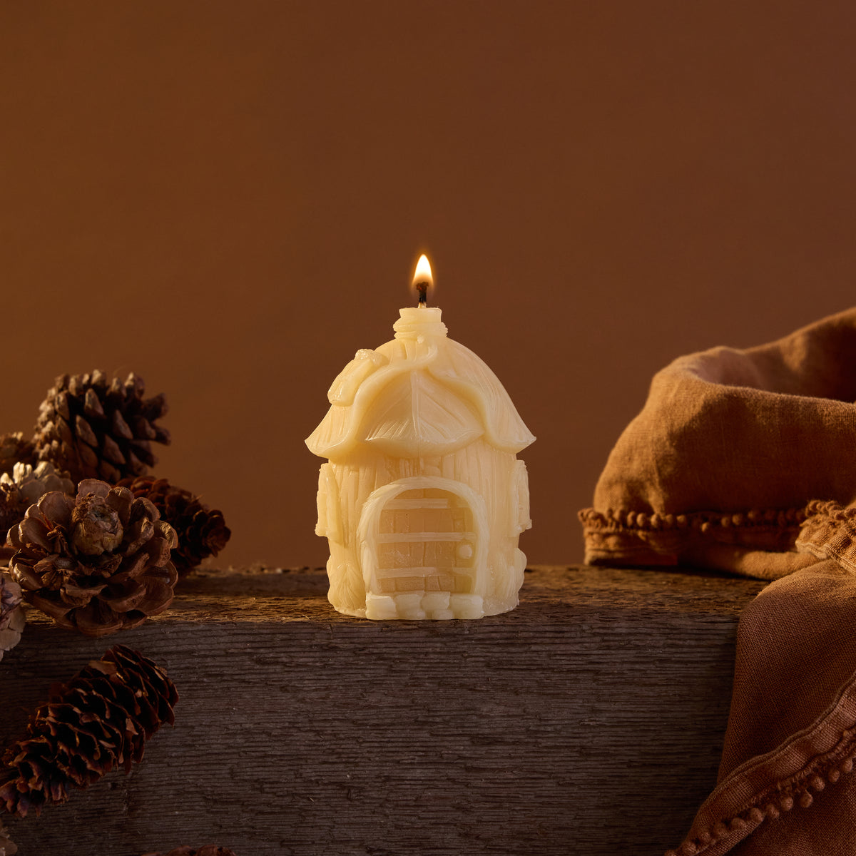 Leaf Roofed Fairy House