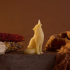 Howling Wolf Beeswax Candle