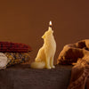 Howling Wolf Beeswax Candle