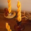 Twisted Sister Hand Dipped Beeswax Candle