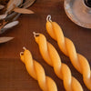 Twisted Sister Hand Dipped Beeswax Candle