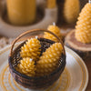 Small Pinecone Beeswax Candle