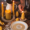 Small Pinecone Beeswax Candle