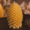 Large Pinecone Beeswax Candle