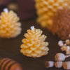 Small Pinecone Beeswax Candle