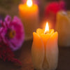 Tulip Shaped Beeswax Candle