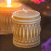 Fancy Drum Pillar Candle