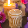 Fancy Drum Pillar Candle