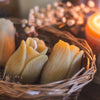 Tulip Shaped Beeswax Candle