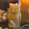 Owl Shaped Beeswax Candle