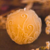 Fern Sphere Beeswax Candle