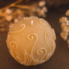 Fern Sphere Beeswax Candle