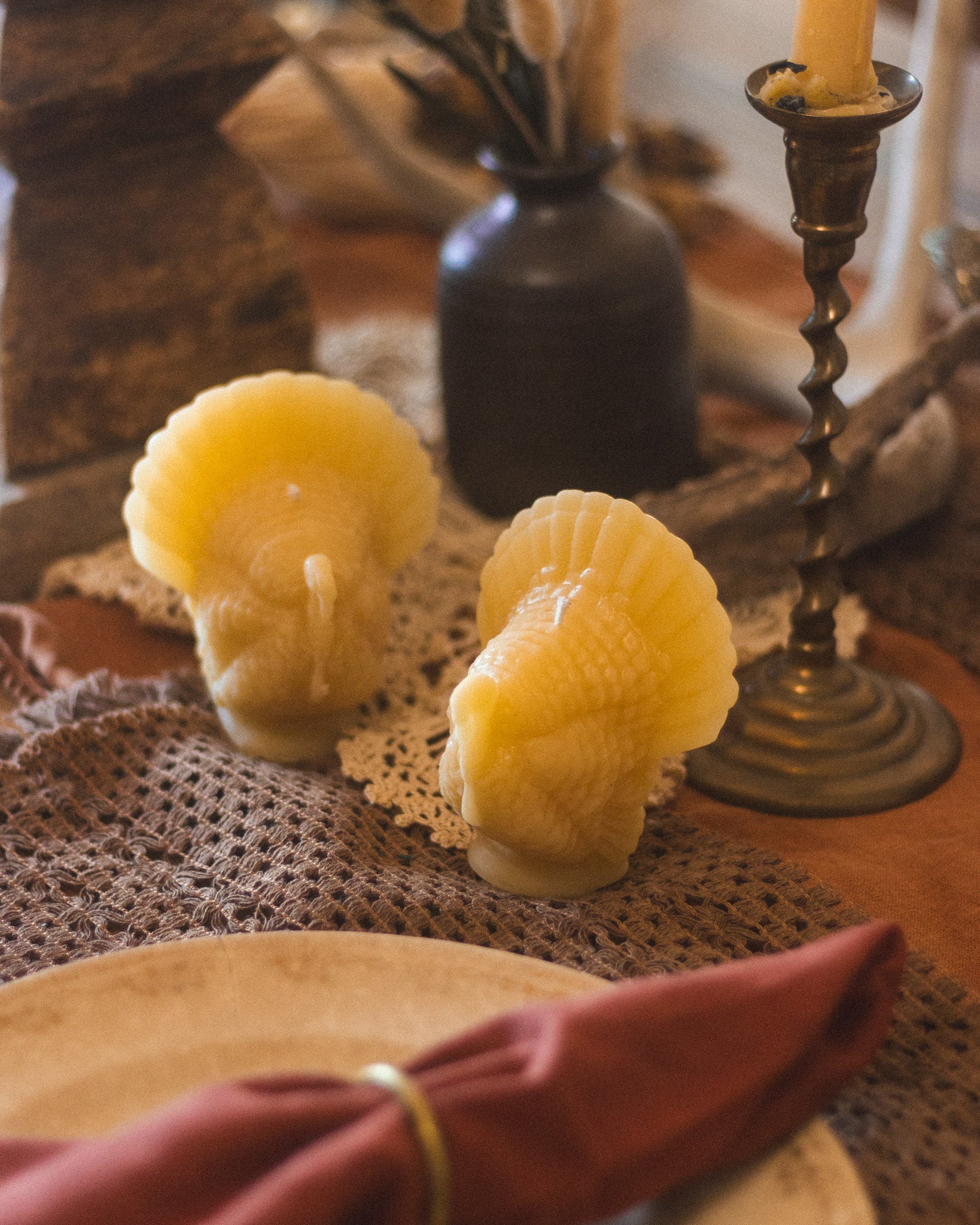 Turkey Beeswax Candle
