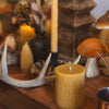 Stump Beeswax Pillar Candle