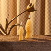 Morel Mushroom Beeswax Candle