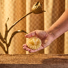 Bee and Flower Beeswax Candle