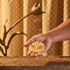 Bee and Flower Beeswax Candle