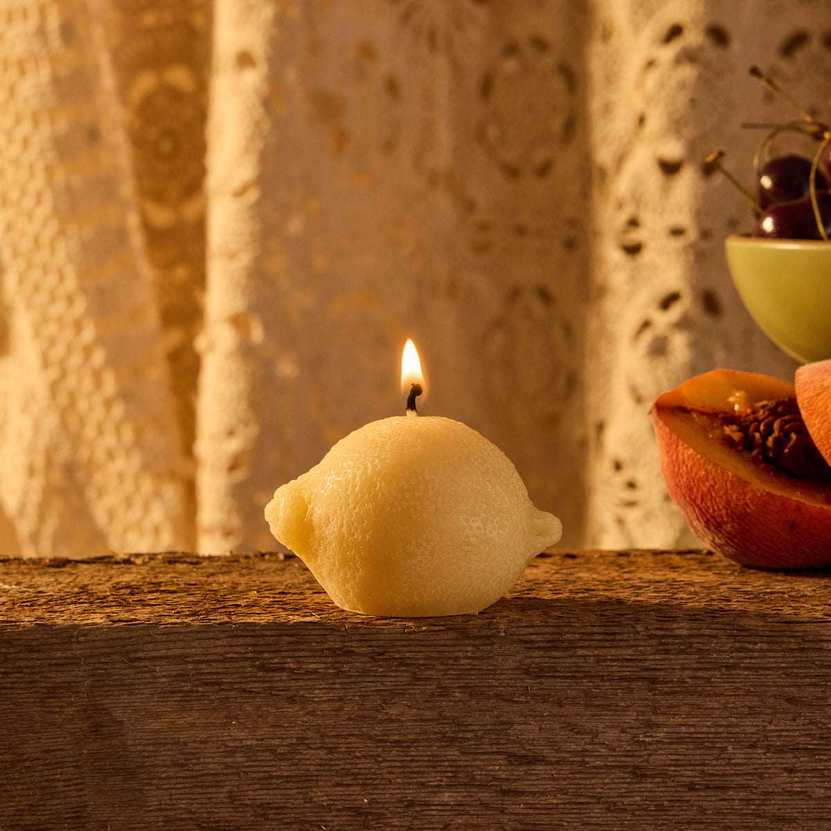 Lemon Beeswax Candle