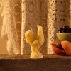 Rooster Beeswax Candle