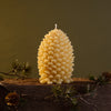 Large Pinecone Beeswax Candle