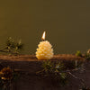 Small Pinecone Beeswax Candle