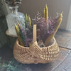 Beeswax Candle and Floral Bundle