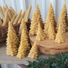 Set of 3 Beeswax Tree Candle Set