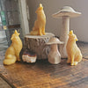 Howling Wolf Beeswax Candle