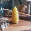 Pinecone Beeswax Candle