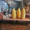 Pinecone Beeswax Candle