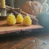 Pinecone Beeswax Candle