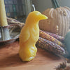 Crow Beeswax Candle