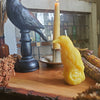 Crow Beeswax Candle