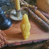 Crow Beeswax Candle