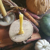 Broom Beeswax Candle