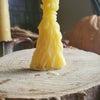 Broom Beeswax Candle
