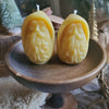 Old Man Winter Beeswax Candle