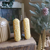Set of 2 Large Flower Beeswax Hangers