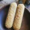 Set of 2 Large Flower Beeswax Hangers