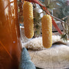 Set of 2 Large Flower Beeswax Hangers