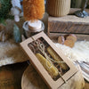 Set of 2 Large Flower Beeswax Hangers