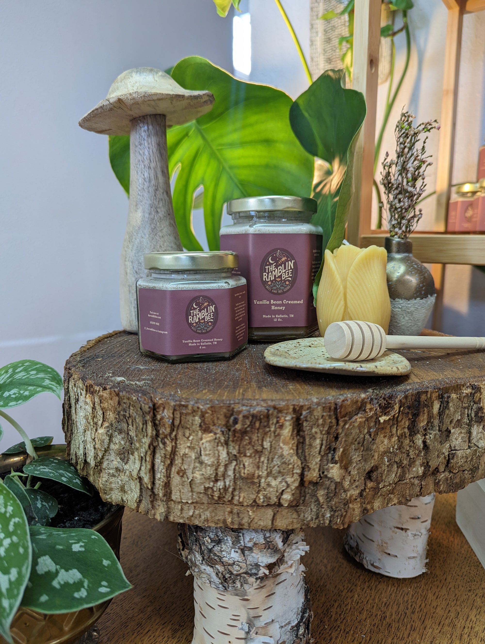 Vanilla Bean Creamed Honey