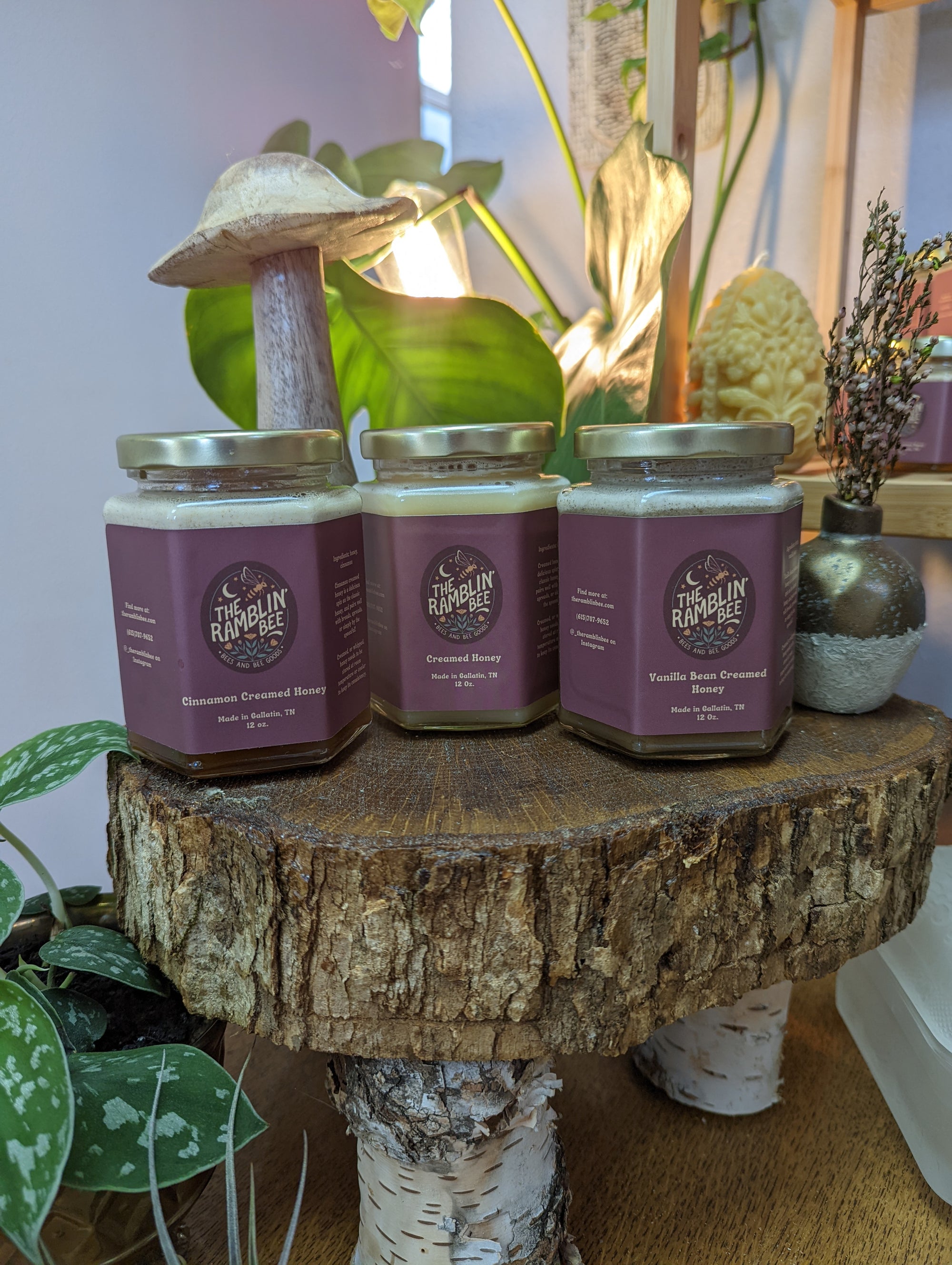 Vanilla Bean Creamed Honey