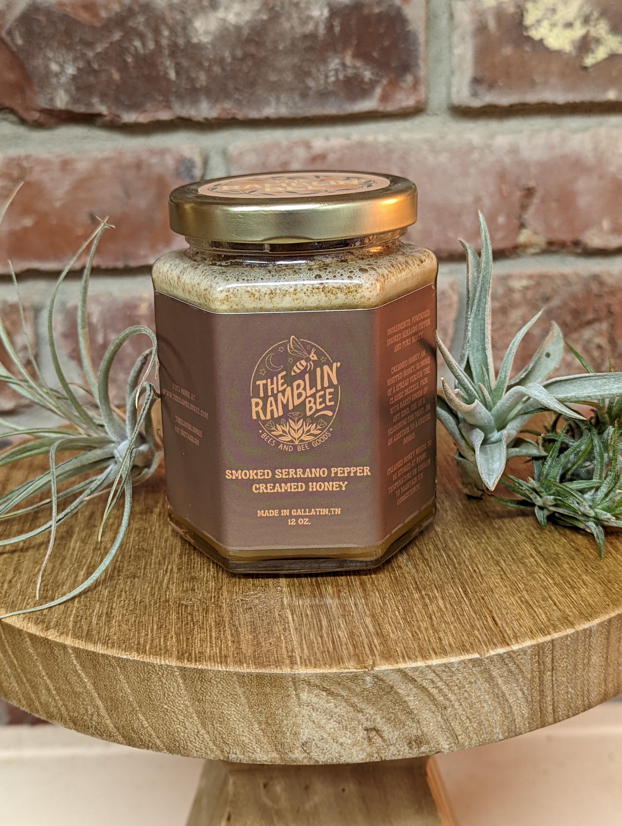 Smoked Serrano Pepper Creamed Honey