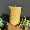 Stump Beeswax Pillar Candle